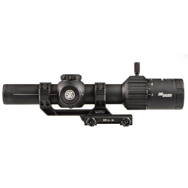 Sig Sauer Tactical Tango-MSR LPVO Rifle Scope 1-6x24 Illum MSR BDC6 incl/ Alpha MSR Mount - Black - Precision Shot Firearms