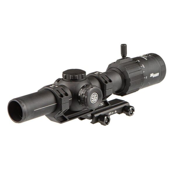 Sig Sauer Tactical Tango-MSR LPVO Rifle Scope 1-6x24 Illum MSR BDC6 incl/ Alpha MSR Mount - Black - Precision Shot Firearms