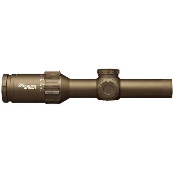 Sig Sauer TANGO6T Rifle Scope 1-6x24 30mm FFP 5.56/7.62 Horseshoe Dot Illum FDE - Precision Shot Firearms