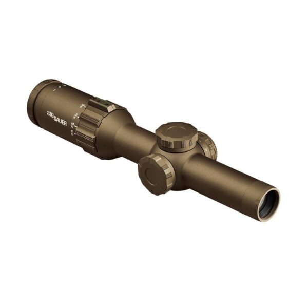 Sig Sauer Tango6T Rifle Scope 1-6x24mm 30mm FFP DWLR6 Reticle Illuminated FDE SDMR - Precision Shot Firearms