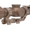 Sig Sauer Tango6T Rifle Scope 1-6x24mm 30mm FFP DWLR-556 Illum. FDE with DVO Factory Installed Alpha4 Mount / ARD & Flip-Back Caps - Precision Shot Firearms