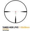 Sig Sauer Tango MSR Rifle Scope 1-10x28mm 34mm SFP Illum MSR BDC10 Reticle 0.5 MOA Coyote - Precision Shot Firearms