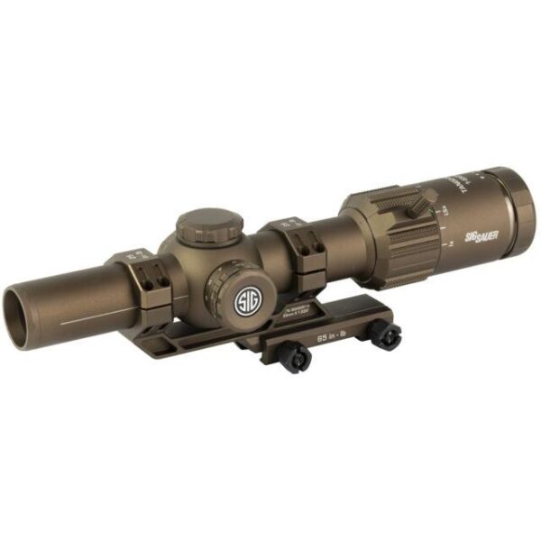 Sig Sauer Tactical Tango-MSR LPVO Rifle Scope - 1-6x24 Illum MSR BDC6 incl/ Alpha MSR Mount - Coyote Tan - Precision Shot Firearms