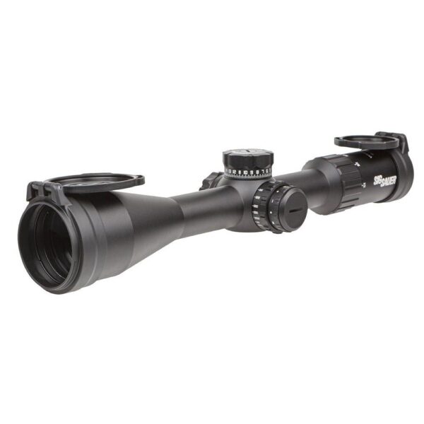 Sig Sauer Whiskey 4 Rifle Scope 5-20X50 30mm FFP MOA MIlling Hunter Illum Exp ZeroStop - Black - Precision Shot Firearms