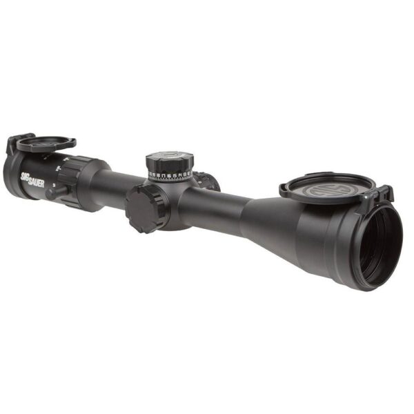Sig Sauer Whiskey 4 Rifle Scope 5-20X50 30mm FFP MOA MIlling Hunter Illum Exp ZeroStop - Black - Precision Shot Firearms