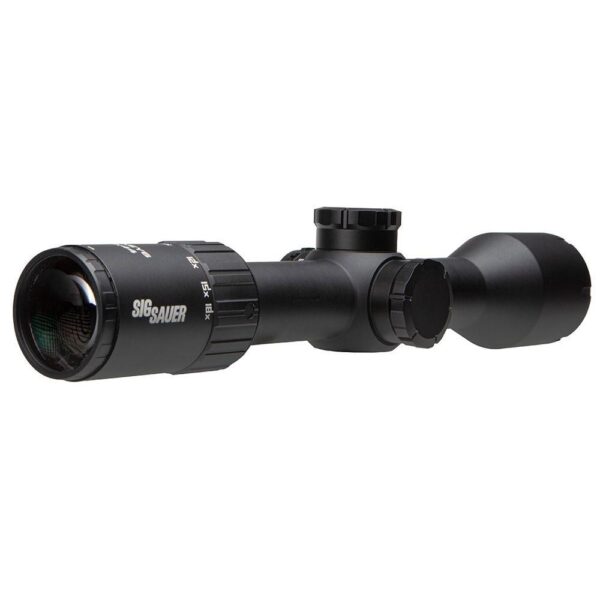 Sig Sauer WHISKEY6 Rifle Scope 3-18x44 30mm SFP Quadplex Reticle Non Illum Black - Precision Shot Firearms