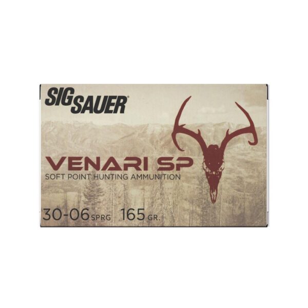 Sig Sauer Venari SP Rifle Ammunition .30-06 SPRG 165gr SP 2900 fps 20/ct - Precision Shot Firearms