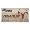 Sig Sauer Venari SP Rifle Ammunition 6.5 Creedmoor 129gr SP 2820 fps 20/ct - Precision Shot Firearms