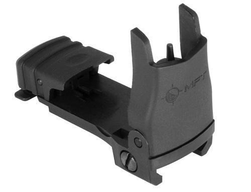 Mission First Front Back Up Polymer Sight flip up with standard elevation Adjustment - Precision Shot Firearms