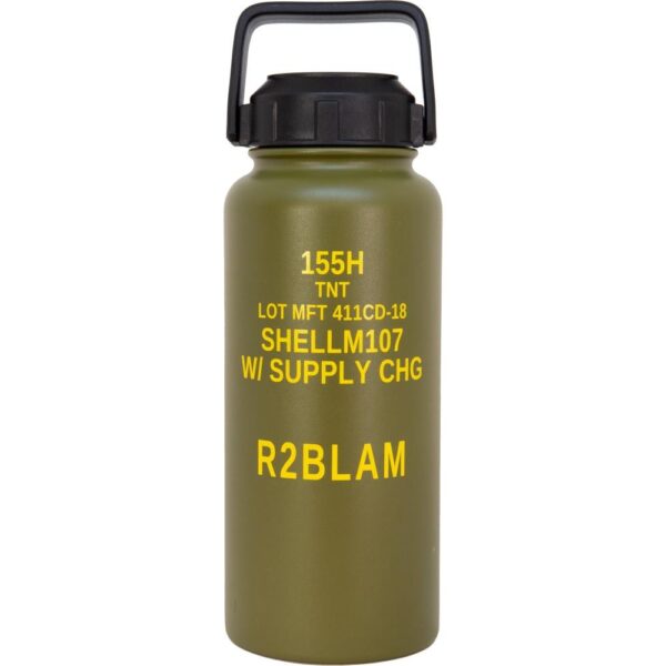 Mission First Tactical M107 155MM Howitzer Water Bottle 32 oz - Precision Shot Firearms