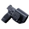Mission First Tactical Leather Hybrid IWB/OWB Holster for Springfield HellCat Black Ambi - Precision Shot Firearms