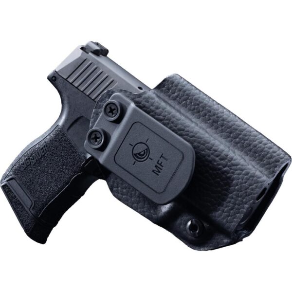 Mission First Tactical Leather Hybrid IWB/OWB Holster for Sig Sauer P365 Black Ambi - Precision Shot Firearms