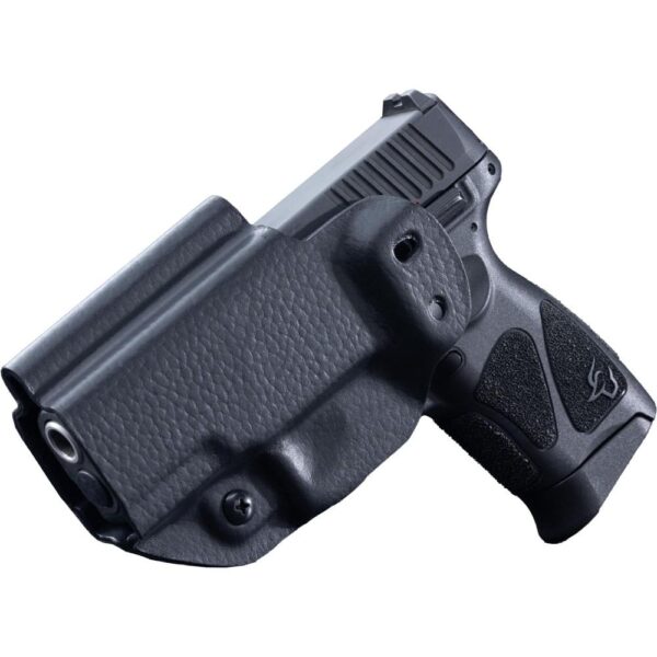 Mission First Tactical Leather Hybrid IWB/OWB Holster for Taurus PT111/G2/G2C/G2S/G3c Black Ambi - Precision Shot Firearms