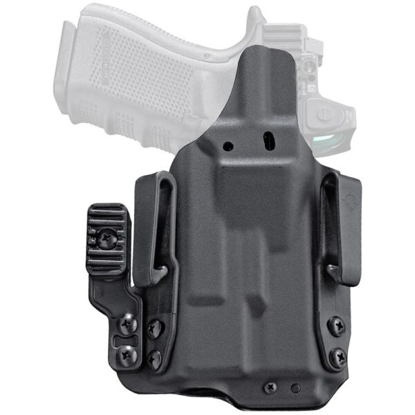 Mission First Tactical Pro Series IWB Light Holster for Glock 19 w/ TLR-7 Black Ambi - Precision Shot Firearms
