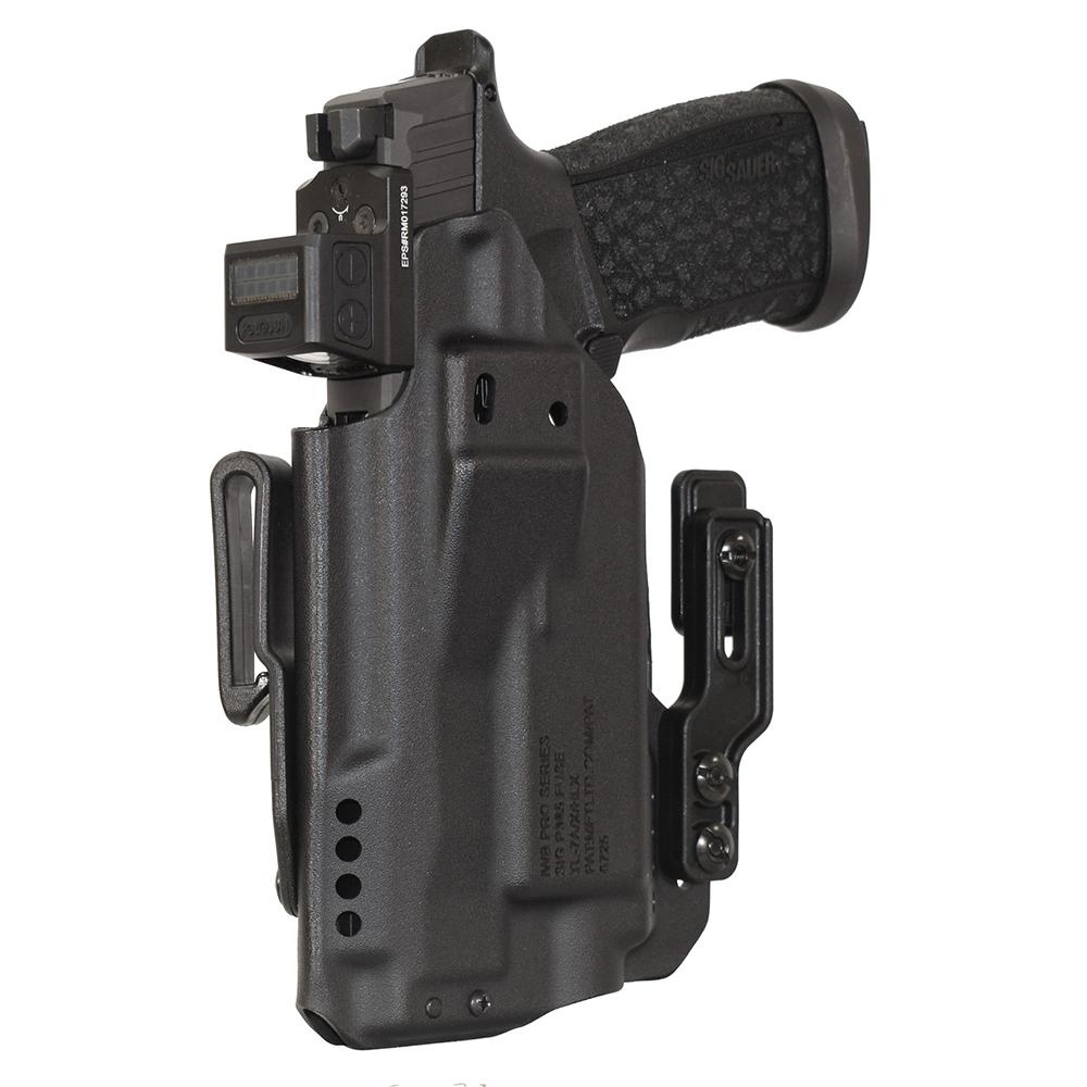 Mission First Tactical Pro Series IWB Light Holster for Sig P365-FUSE with TLR7A Black Ambi - Precision Shot Firearms