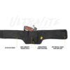 Mission First Tactical Ultralite Belly Band Holster Black Ambi - Precision Shot Firearms
