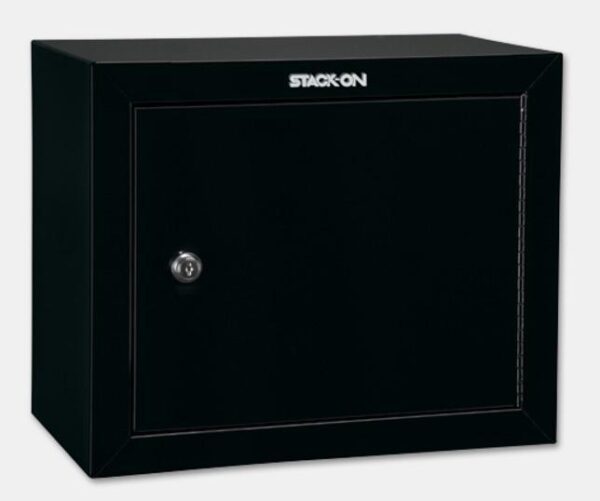 Stack-On Steel Handgun / Ammo Cabinet - Black - Precision Shot Firearms