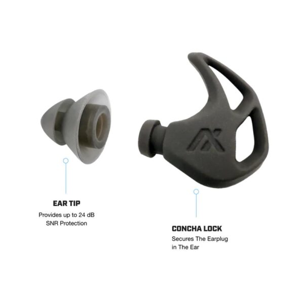Axil X20 Passive Ear Plugs 17-24dB Blaze Orange - Precision Shot Firearms