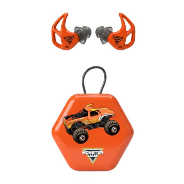 Axil Monster Jam X20 Ear Plugs 17dB or 19dB El Toro Loco Orange - Precision Shot Firearms
