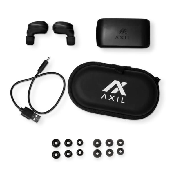 Axil XCOR Pro Electronic Ear Plugs with Bluetooth 21-23dB Black - Precision Shot Firearms