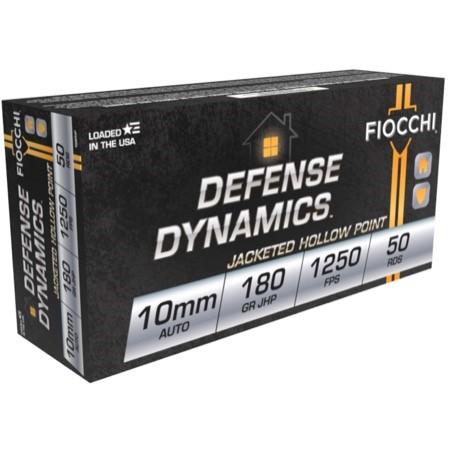 Fiocchi Handgun Ammunition 10mm Auto 180gr JHP 1250 fps 50/ct - Precision Shot Firearms