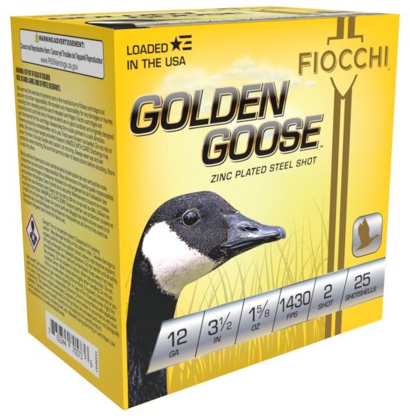 Fiocchi Golden Goose Shotshells 12ga 3 1/2" 1-5/8oz 1430fps #2 25/ct - Precision Shot Firearms