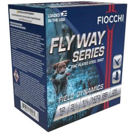 Fiocchi Flyway Steel Shotshells 12ga 3 1/2" 1-3/8oz 1470fps #BB 25/ct - Precision Shot Firearms