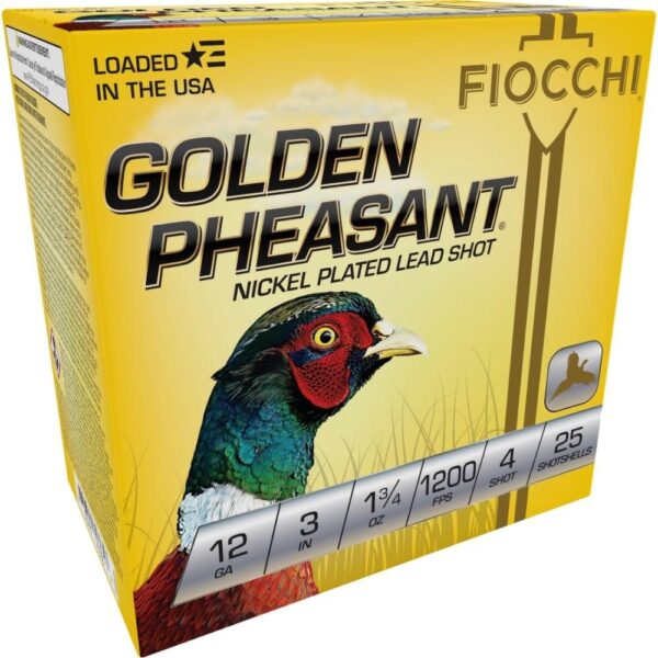 GOLDEN PHEASANT NP 12ga 3" 1 3/4oz #4 1200fps 25RD - Precision Shot Firearms