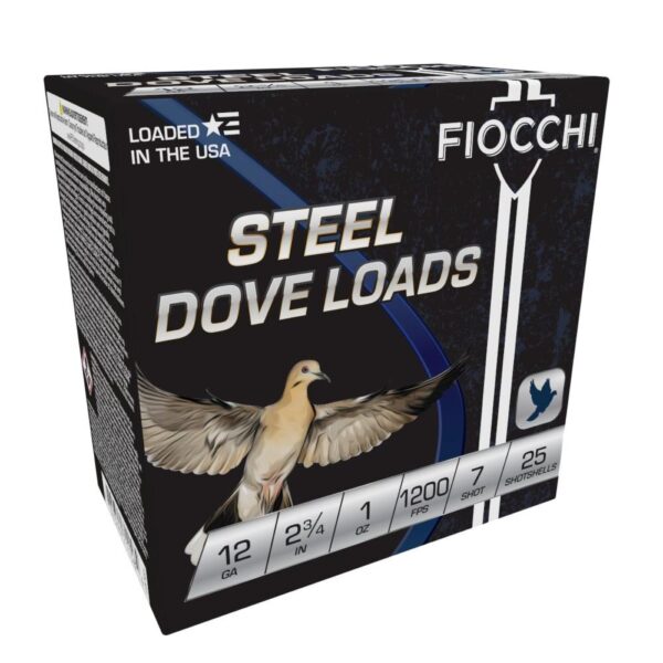 Fiocchi Steel Target Shotshells 12ga 2-3/4" 1oz 1200fps #7 25/ct - Precision Shot Firearms