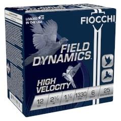 FIOCCHI 12GA HV 2-3/4 1-1/4OZ #6 1330FPS 25RD - Precision Shot Firearms