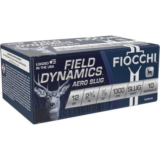 Fiocchi Aero Rifled Slug 12 ga 2 3/4" MAX 7/8 oz Slug - 10/box - Precision Shot Firearms