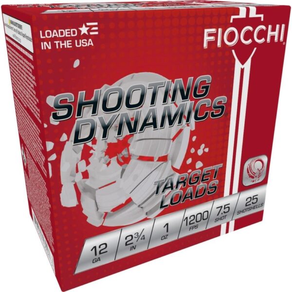 Fiocchi Exacta Heavy Shooting Dynamics Shotshells 12ga 2-3/4 in 1 oz 1200 fps #7.5 25/ct - Precision Shot Firearms