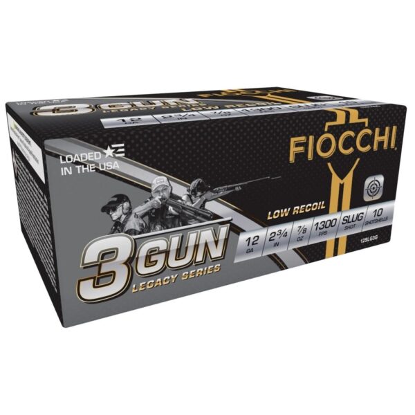 Fiocchi 3 Gun Match Shotshells 12ga 2-3/4" 7/8oz 1300 fps Slug 10/ct - Precision Shot Firearms