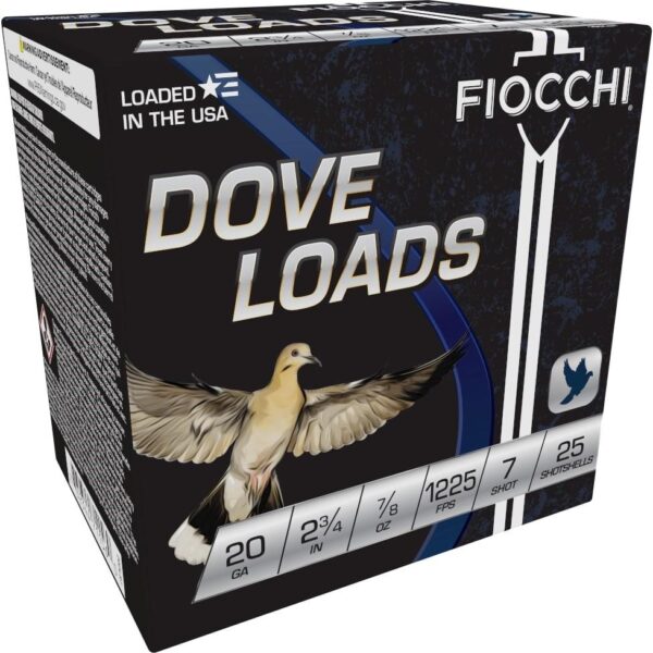 Fiocchi Steel Target Shotshells 20 ga 2-3/4" 7/8oz 1225fps #7 25/ct - Precision Shot Firearms