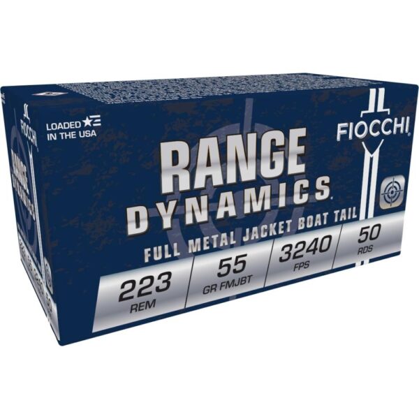 Fiocchi Shooting Dynamics Rifle Ammunition .223 Rem 55gr FMJ BT 3240 fps 1000/ct - Precision Shot Firearms