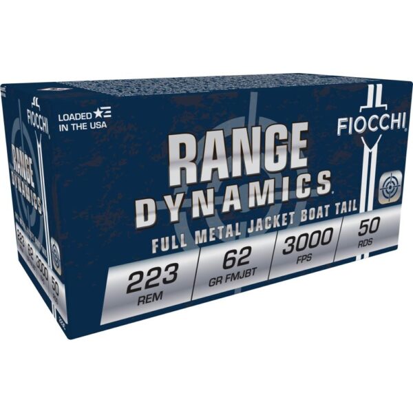 Fiocchi Rifle Shooting Dynamics Rifle Ammunition .223 Rem 62 gr FMJBT 3000 fps - 50/box - Precision Shot Firearms