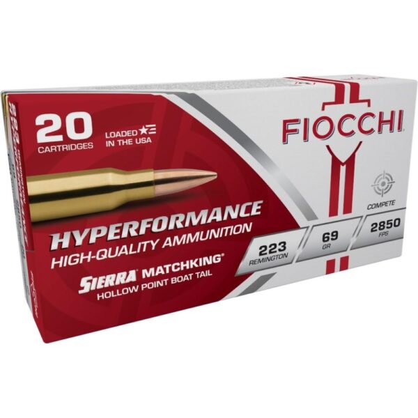 Fiocchi Exacta Match Rifle Ammunition .223 Rem 69 gr HPBT 2735 fps - 20/box - Precision Shot Firearms