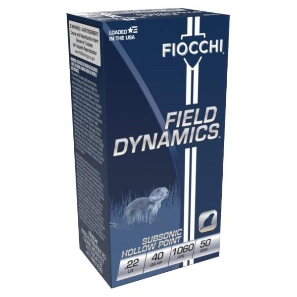 Fiocchi Performance Shooting Dynamics Rimfire Ammunition .22 LR 40 gr HPSS 50/ct - Precision Shot Firearms
