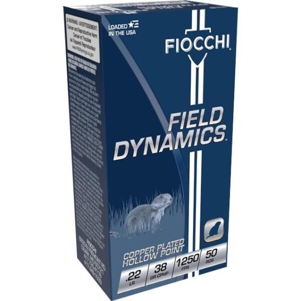 Fiocchi Performance Shooting Dynamics Rimfire Ammunition .22 LR 40 gr. CPRN 1250 fps 50/ct - Precision Shot Firearms