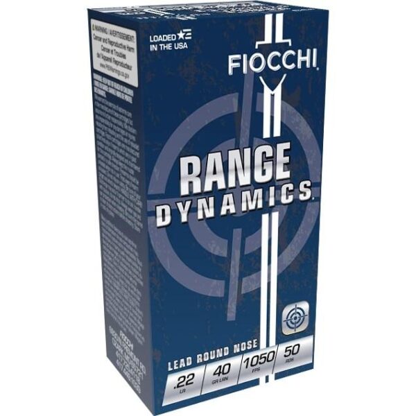 Fiocchi Performance Shooting Dynamics Rimfire Ammunition .22 LR 40 gr. LRN 1050 fps 50/ct - Precision Shot Firearms
