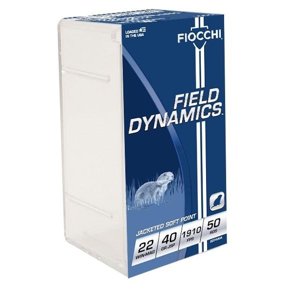 Fiocchi Magnum Shooting Dynamics Rimfire Ammunition .22 WMR 40 gr. JSP 1910 fps 50/ct - Precision Shot Firearms