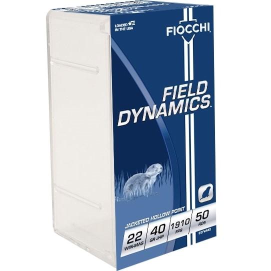 Fiocchi Magnum Shooting Dynamics Rimfire Ammunition .22 WMR 40 gr. JHP 1910 fps 50/ct - Precision Shot Firearms