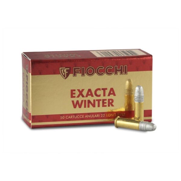 Fiocchi Exacta Winter Rimfire Ammunition .22 LR 40 gr LRN 1120fps 50/ct - Precision Shot Firearms