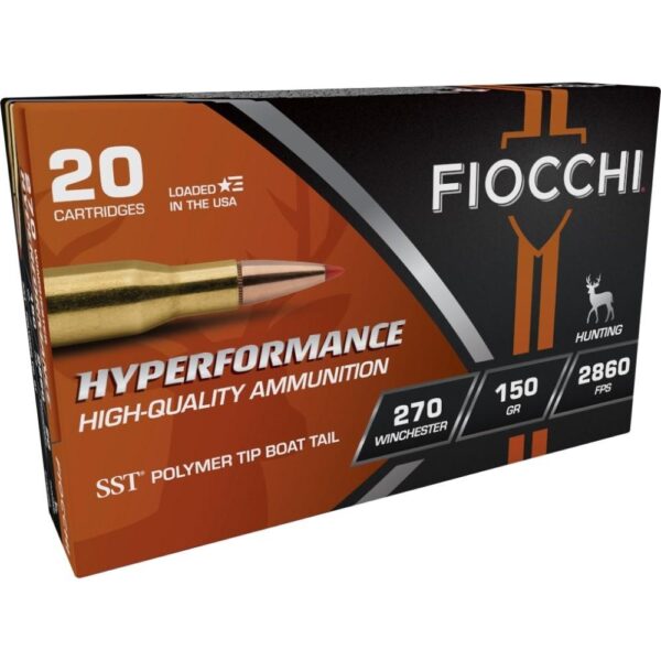 Fiocchi Hyperformance Hunt Rifle Ammunition .270 Win 150 gr SST 2860 fps 20/ct - Precision Shot Firearms