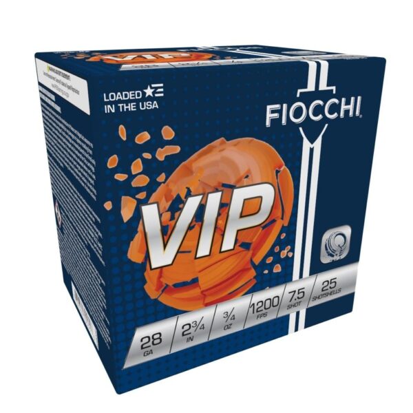 Fiocchi Exacta Target Loads 28 ga 2 3/4" 3/4 oz #7.5 1200 fps - 25/box - Precision Shot Firearms