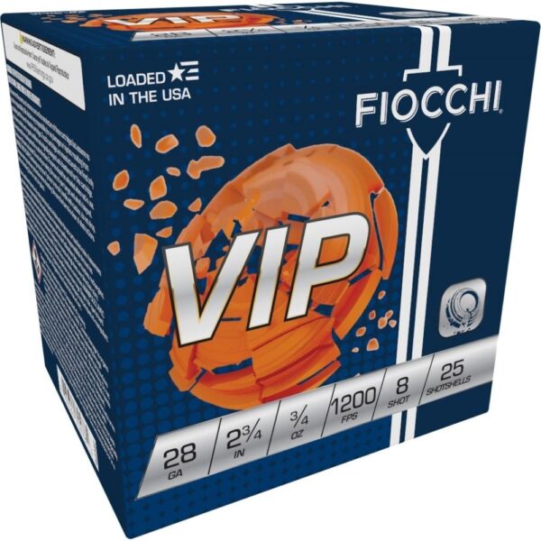 Fiocchi Exacta Target Loads 28 ga 2 3/4" 2 dr 3/4 oz #8 1200 fps 25/ct - Precision Shot Firearms