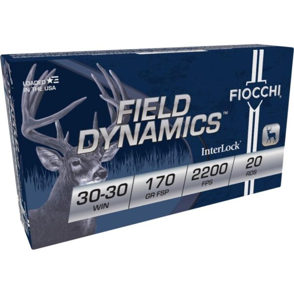 Fiocchi Field Dynamics FSP Rifle Ammunition 30-30 Win 170gr 2200 PSP 20/ct - Precision Shot Firearms