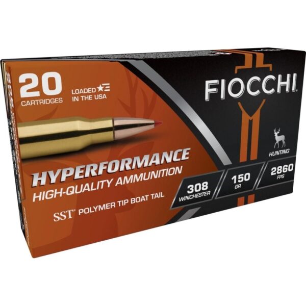 Fiocchi Hyperformance Hunt Rifle Ammunition .308 Win 150 gr SST 2860 fps 20/ct - Precision Shot Firearms