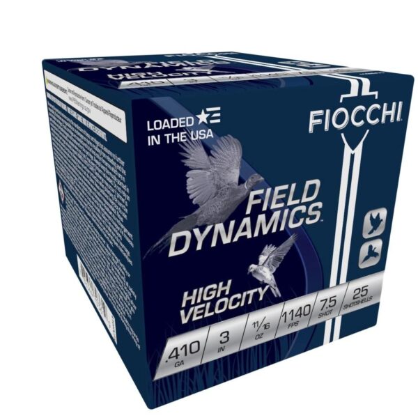 Fiocchi High Velocity Shotshells .410ga 3" #7.5-Shot 11/16oz. 25/ct - Precision Shot Firearms