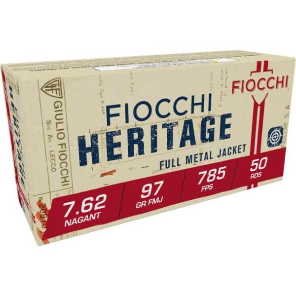 Fiocchi Pistol Shooting Dynamics Handgun Ammunition 7.62x38mmR 97 gr FMJ 1082 fps 50/box - Precision Shot Firearms
